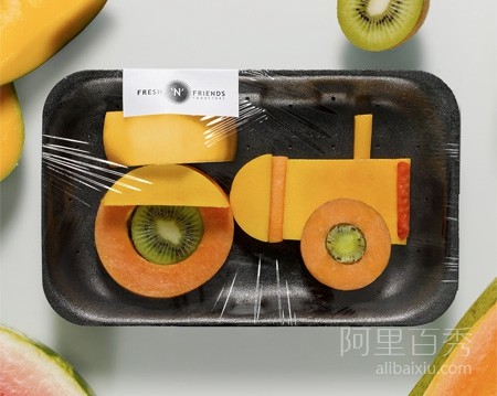 俏皮可愛的水果拼盤,不怕孩子再挑食--置頂表情